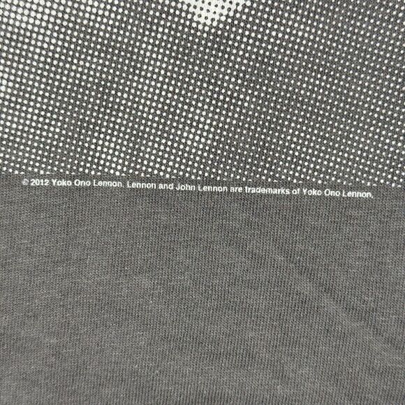 John Lennon Shirt Mens Medium Graphic Tee Imagine Peace Anvil Blue Bar Tag Y2K - Picture 7 of 14